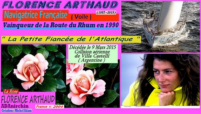 Rose florence arthaud adanirchin michel adam france 2004